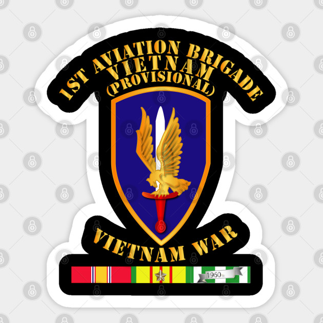 1st Aviation Brigade Provisional Vietnam War W Svc Av Sticker